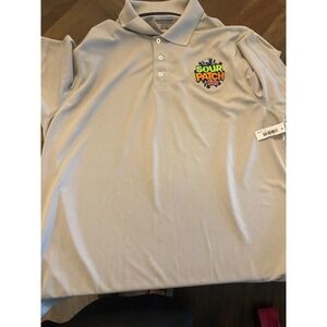 Men's Polo by Amazon with Sour‎ Patch Kids Patch Size XL Slim Collectible